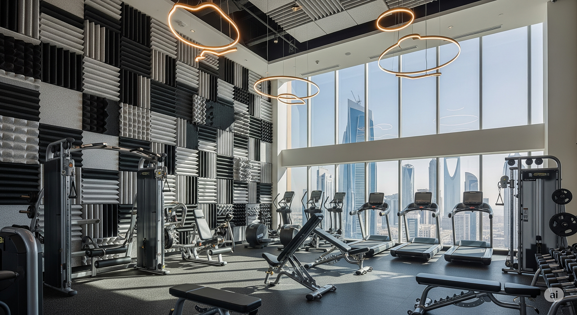 best sound absorption material - GYM