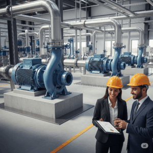 Inertia Bases Installed in Pumps