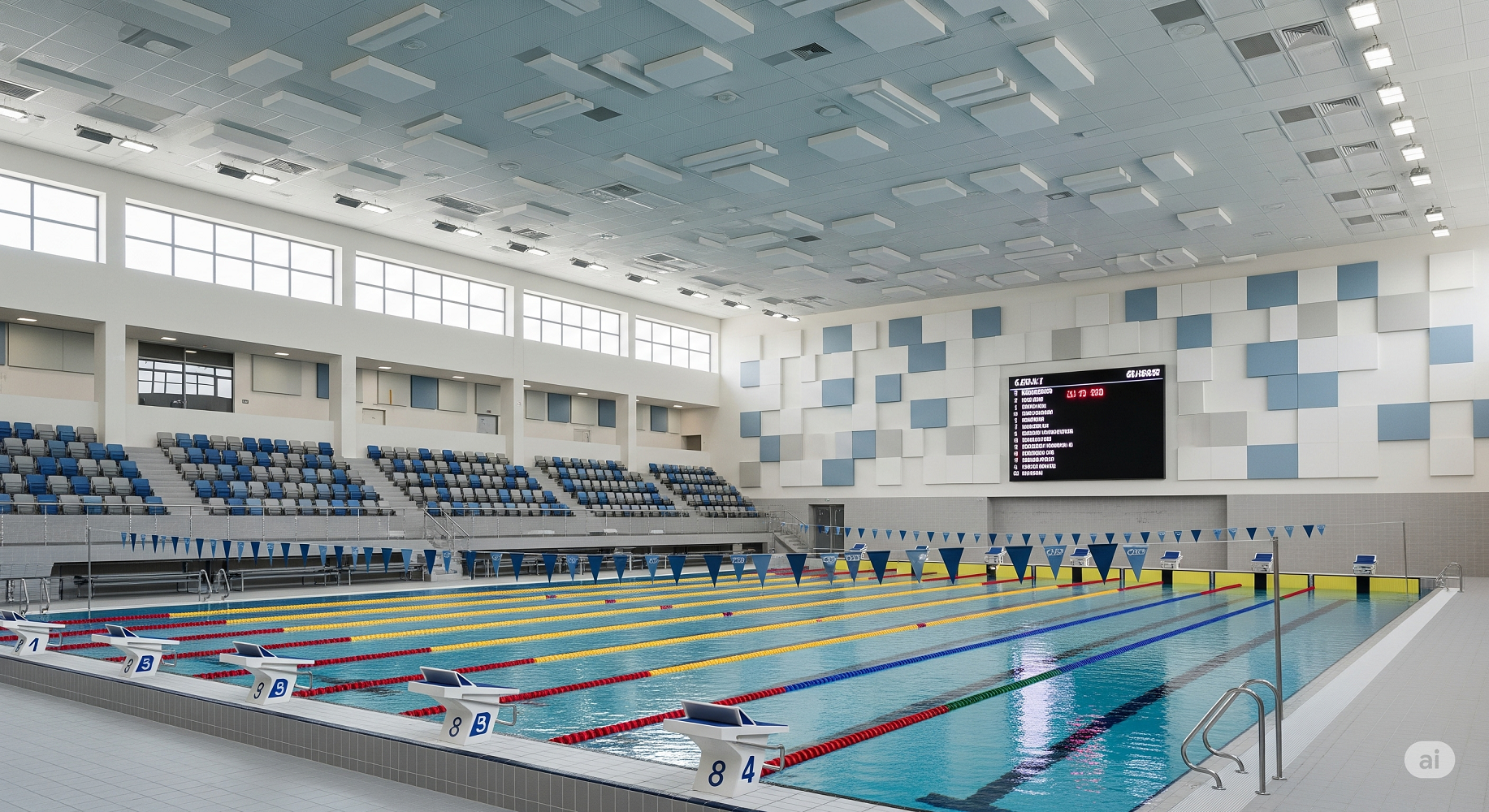 Acoustically Perfact Swimming Pool in Qiddiya City