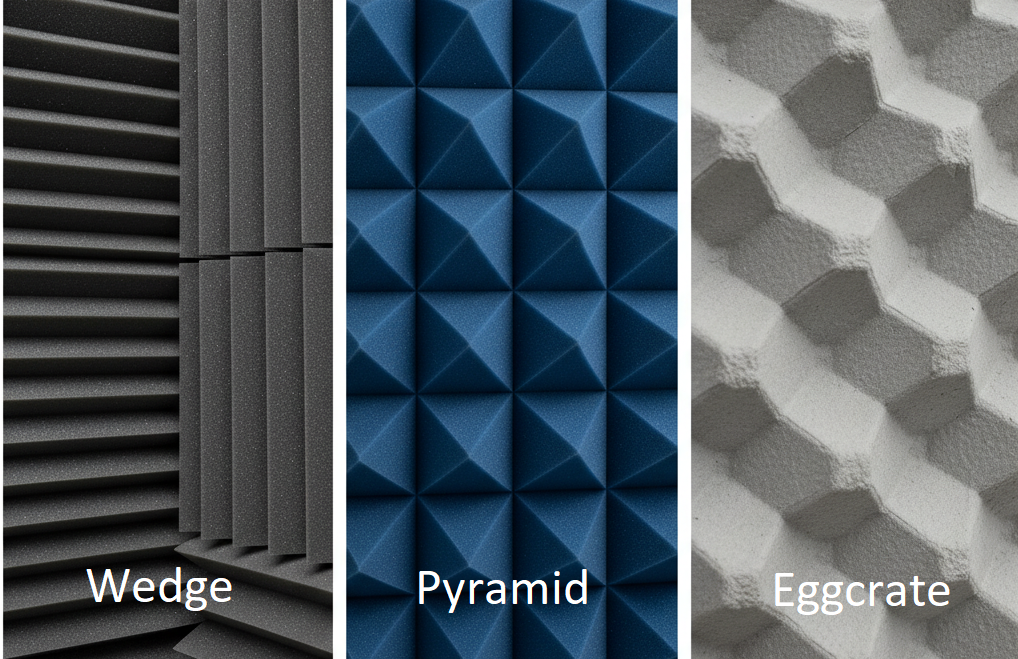 Wedge vs. Pyramid vs. Eggcrate: Which Acoustic Foam Panel Shape is Best for Your Frequencies?