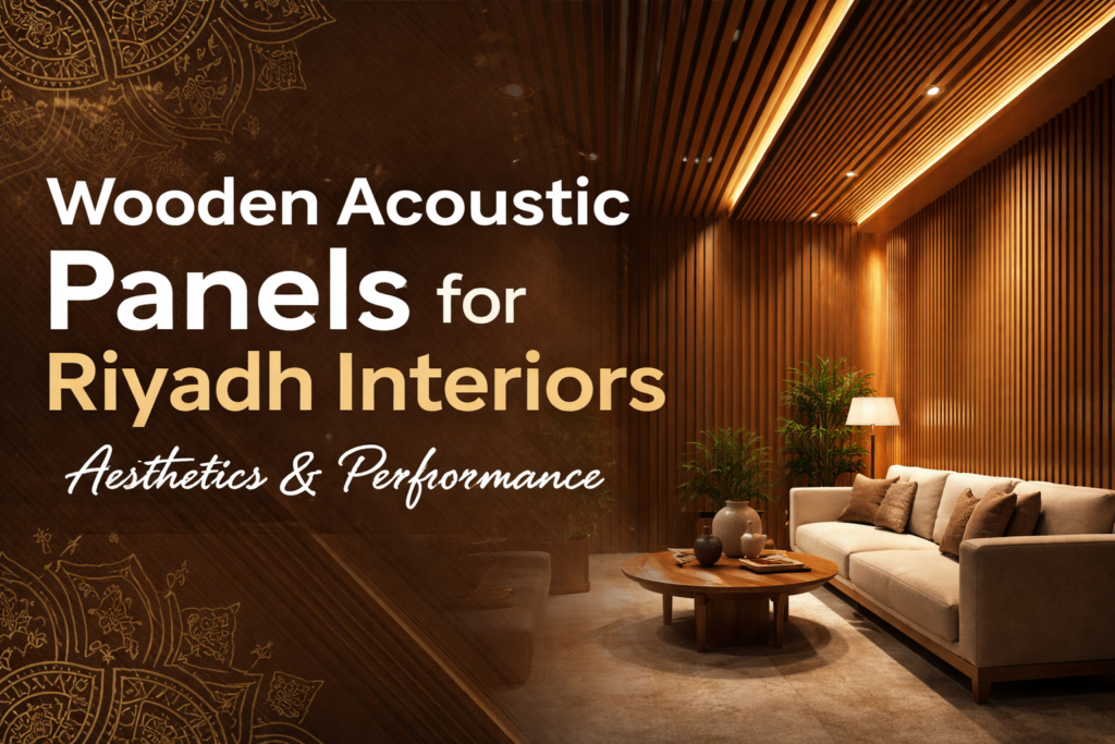 Wooden Acoustic Panels for Riyadh