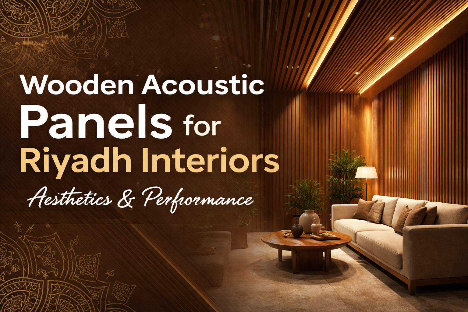 Wooden Acoustic Panels for Riyadh