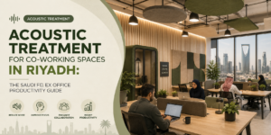 Acoustic solutions in Riyadh co-working space