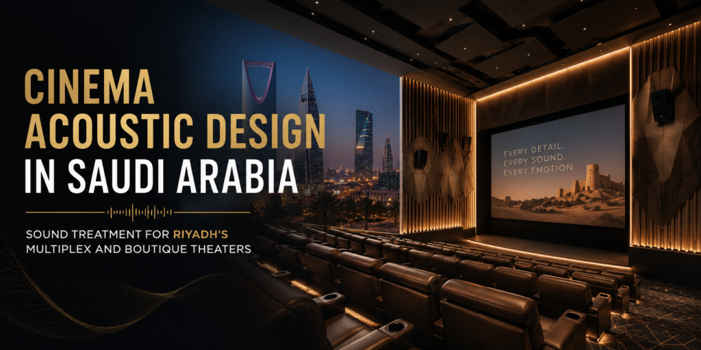 Cinematic design in Riyadh theater