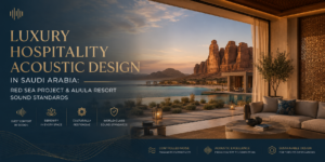 Luxury resort acoustics at sunset