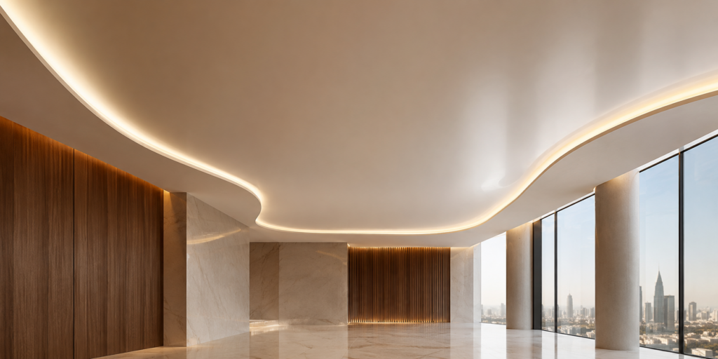 Curved Ceiling Luxury Interior